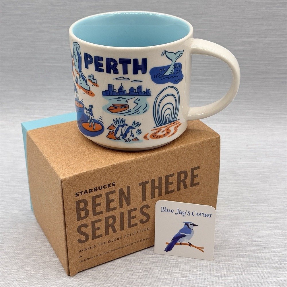 Starbucks Perth Australia Mug Been There Series BTS Coffee Cup 14oz New Box